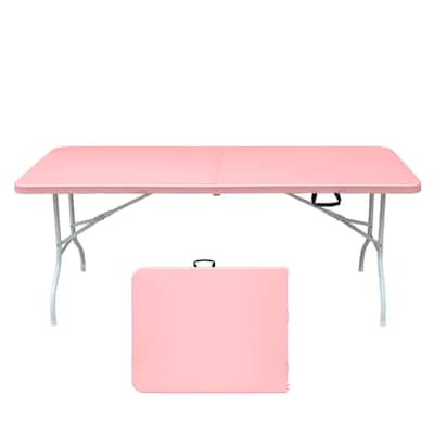 Folding Table,Portable Plastic Table for Camping,Picnics,Parties,High Load Bearing Foldable Table