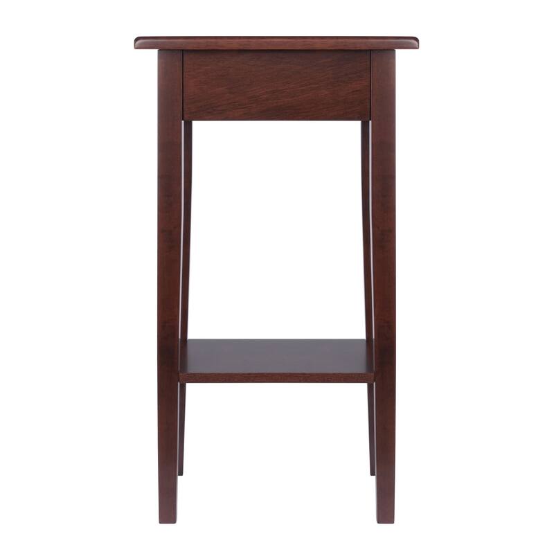 Regalia Accent, Side Table, Walnut - 17"W x 14"D x 29.50"H