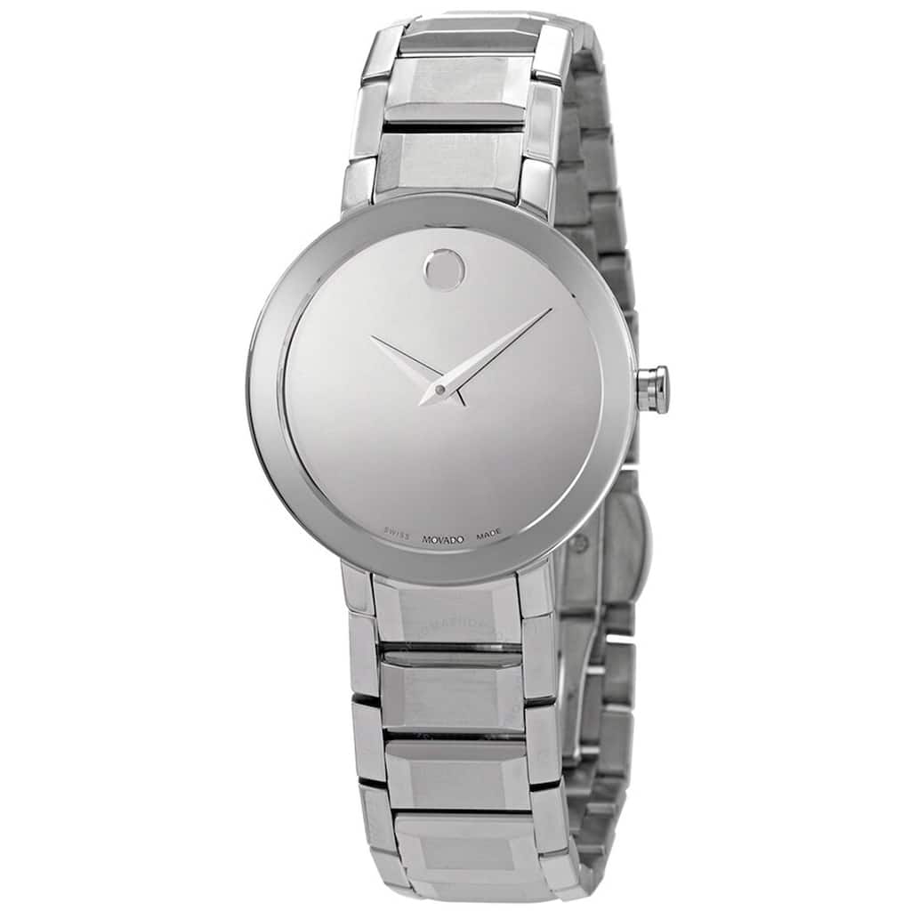 Movado Women's Sapphire Silver Dial Watch - 607547 - 6 (36)