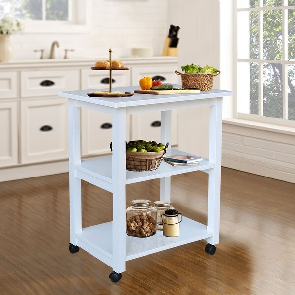 Overstock deals microwave cart