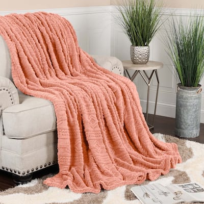 Superior Arctic Boho Jacquard Plush Fluffy Fleece Blanket
