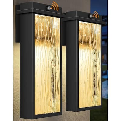 Outdoor Light Fixture Wall Light, Wall Lantern Outdoor Wall Sconce, Integrated LED Porch Light for Patio, Doorway