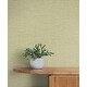 preview thumbnail 2 of 4, York Wallcoverings Loom Green Wallpaper