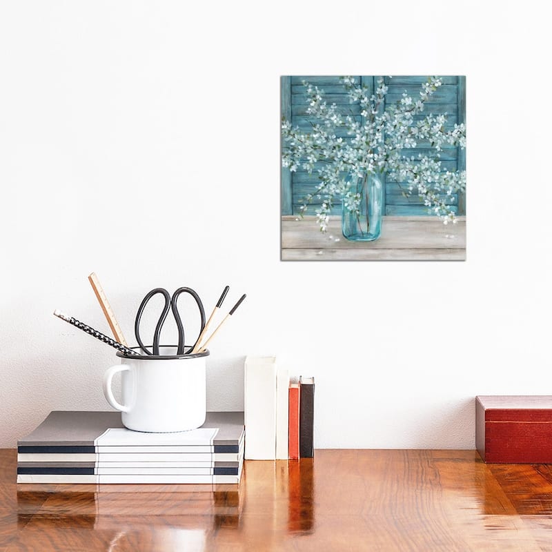 iCanvas "Shuttered Blossoms" by Carol Robinson Canvas Print - 12x12x0.75