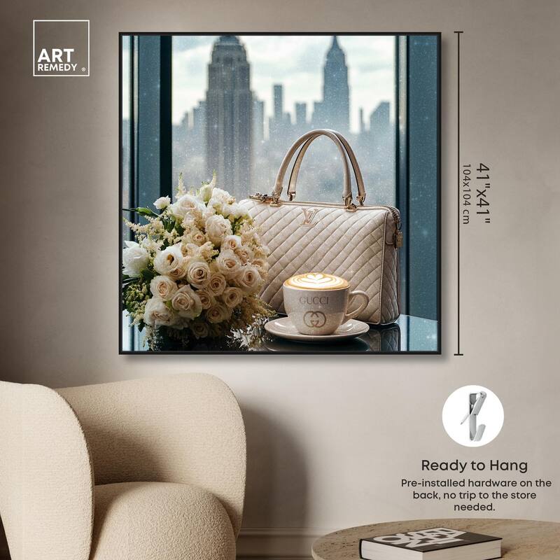 Glam by the Window New York Canvas by Art Remedy