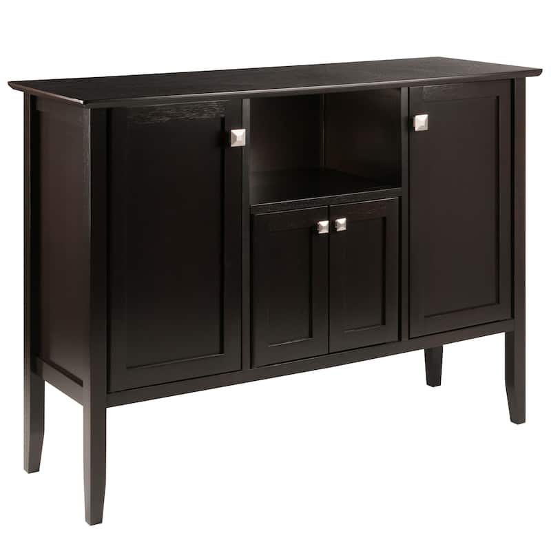 Melba Buffet Cabinet, Coffee - 46"W x 15.75"D x 33.6"H