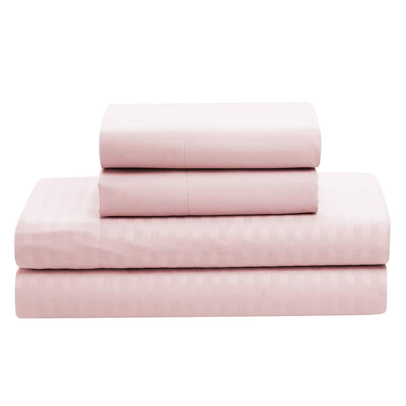 Soft Dobby 8-piece Striped Down Alternative Bed-in-a-Bag Set w/ Sheets