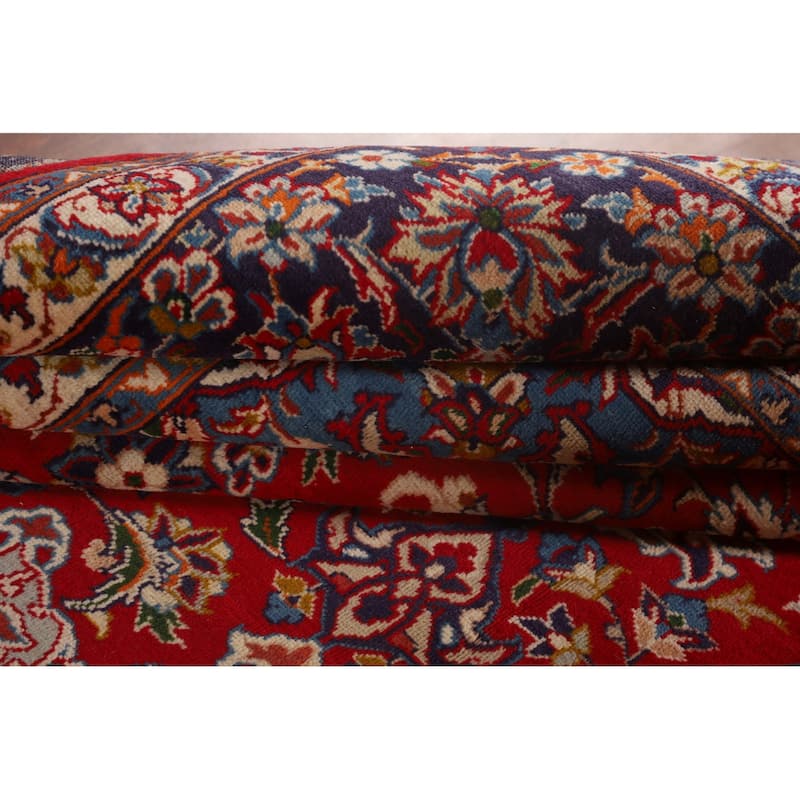Traditional Najafabad Persian Vintage Rug Handmade Wool Carpet - 9'10"x 13'5"