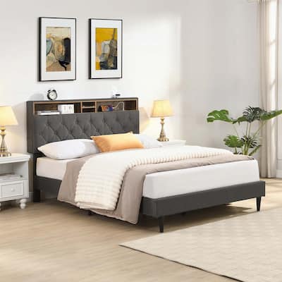 Platform Bed with Advanced Functions and Stylish Appeal