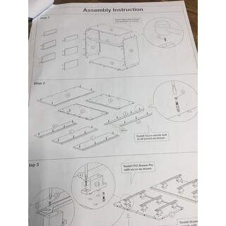 Carson Carrington Trollhattan Mid-century Modern White and Walnut Wood 3-drawer Chest