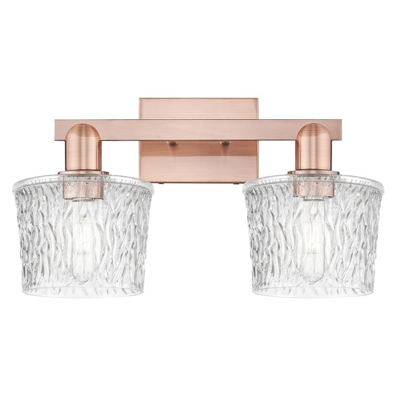 Innovations Lighting Endless Possibilities Arcadia - Niagara - 2 Light 18" Bath Vanity Light - Antique Copper