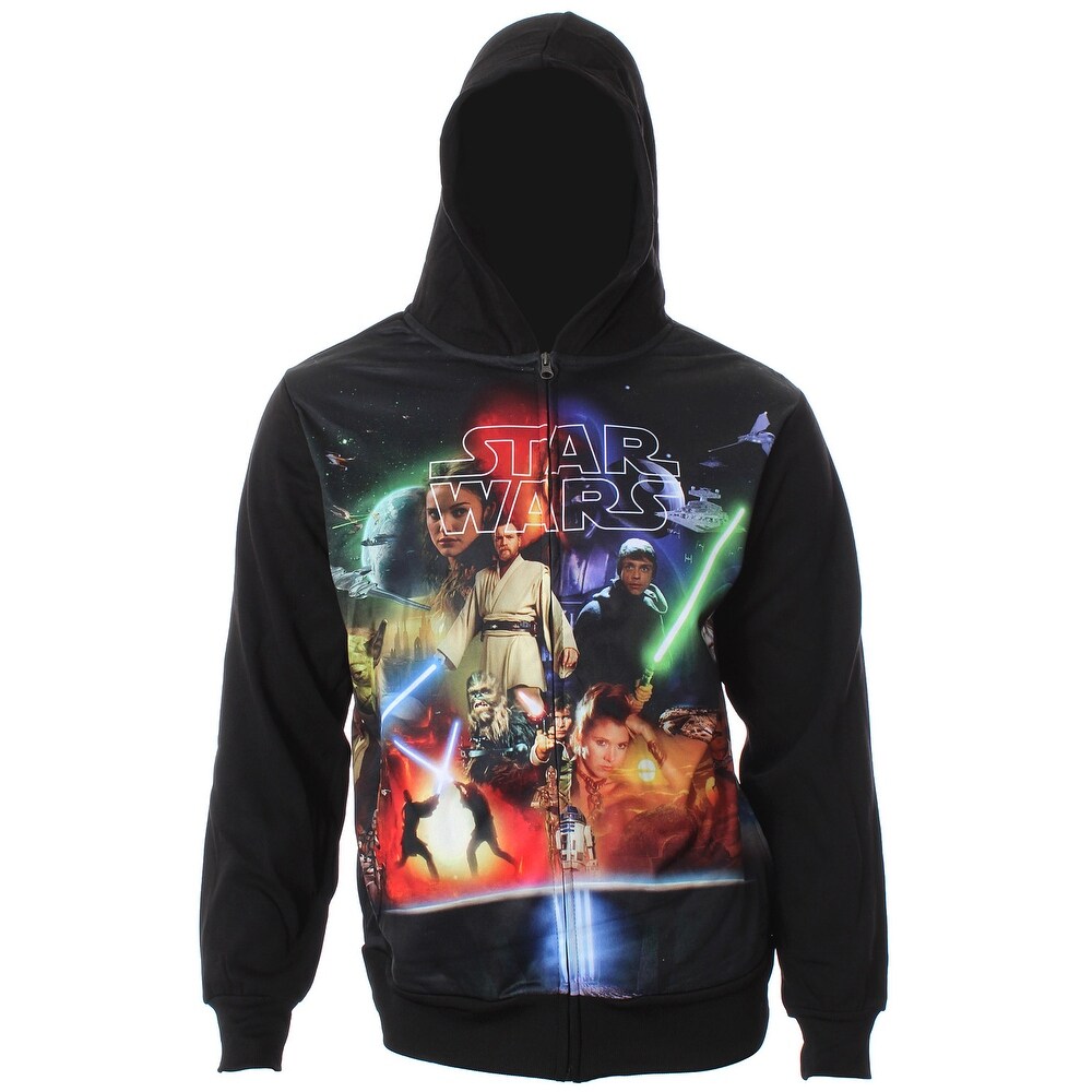 star wars zipper hoodie