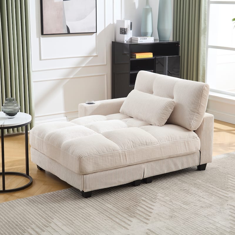 Sleeper Sofa Couch Bed,Oversized Chaise Lounge Chair Cozy Cloud Couch