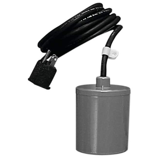 Little Giant Piggyback Wide Angle Float Switch 120V for 1/2 HP Pumps - Steel