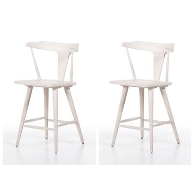 Ripley Counter Stool (White, Set of 2)
