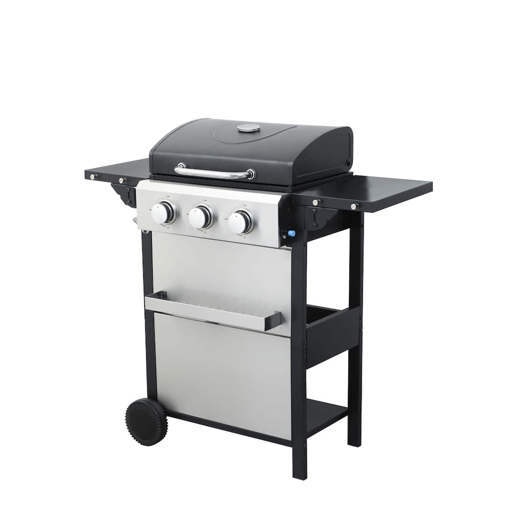 3-Burner Propane Gas BBQ Grill