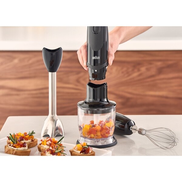Braun MultiQuick 5 Vario Hand Blender with 21 Speeds, Whisk, and