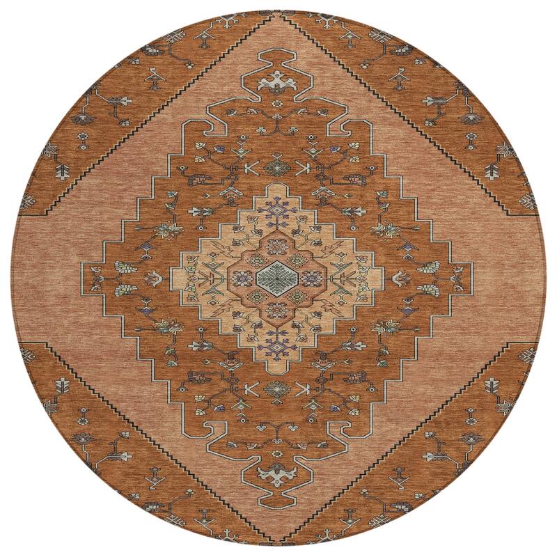 Machine Washable Indoor/ Outdoor Global Marrakesh Chantille Rug