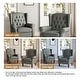 preview thumbnail 29 of 77, Button Tufted Armchair Wingback Wood legs Accent Chairs (Set of 2)