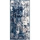 preview thumbnail 16 of 33, Nourison Grafix Indoor Blue Abstract Area Rug 3' x 5' - Blue