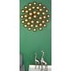 preview thumbnail 2 of 15, Gold Metal Starburst Wall Decor with Orb Detailing