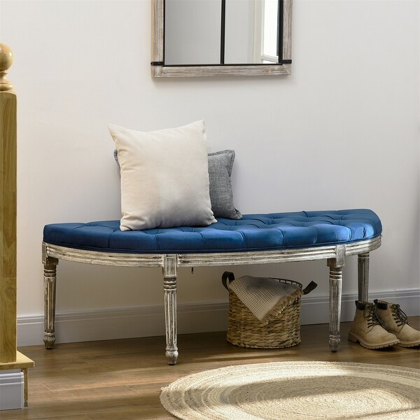 COZYMAN Modern Tufted Design Upholstered Ottoman Bench - Bed