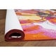 preview thumbnail 54 of 56, World Rug Gallery Modern Bright Flowers Non-Slip Area Rug Multi