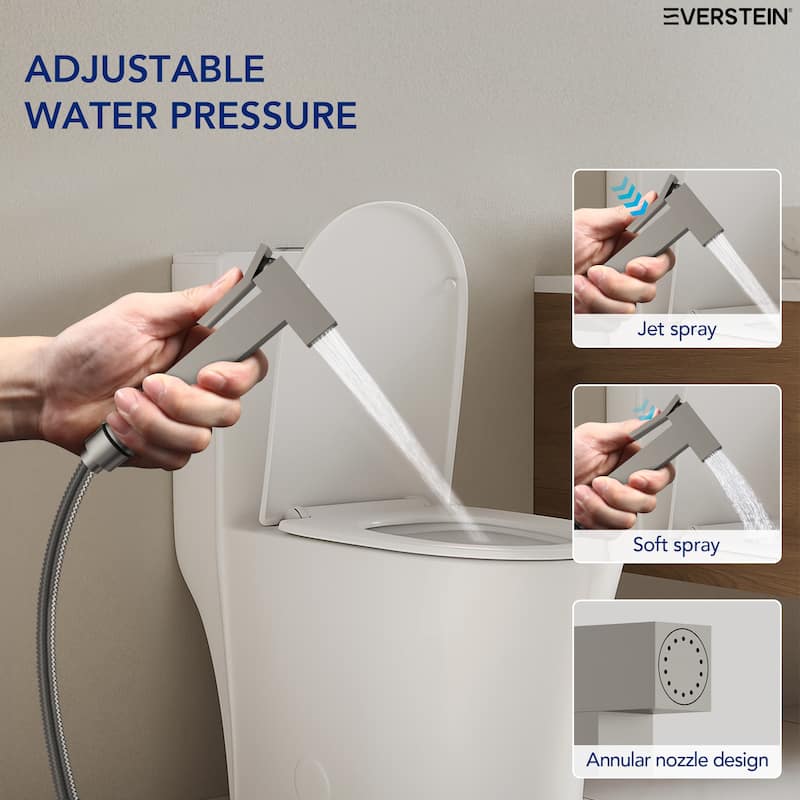 Multi-Function Handheld Bidet Sprayer with Temperature Control, Bidet Attachment for Toilet - N/A