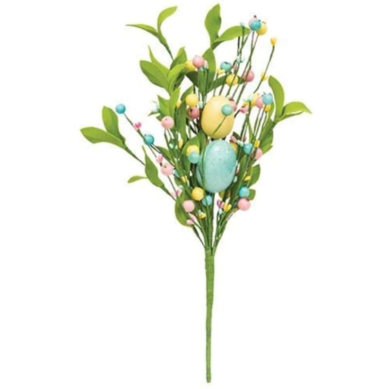 4/Set Wispy Spring Flower Picks 18 - H- 18.00 in. W - 2.00 in. L