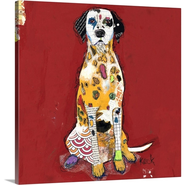 "Dalmatian - Square" Canvas Wall Art