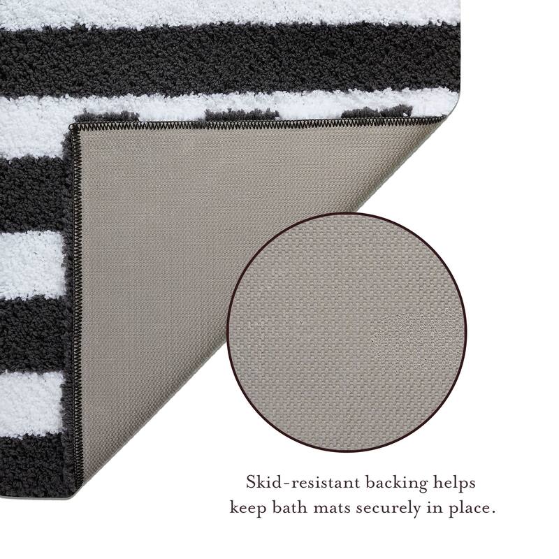 Laura Ashley Eden Stripe Bath Mat