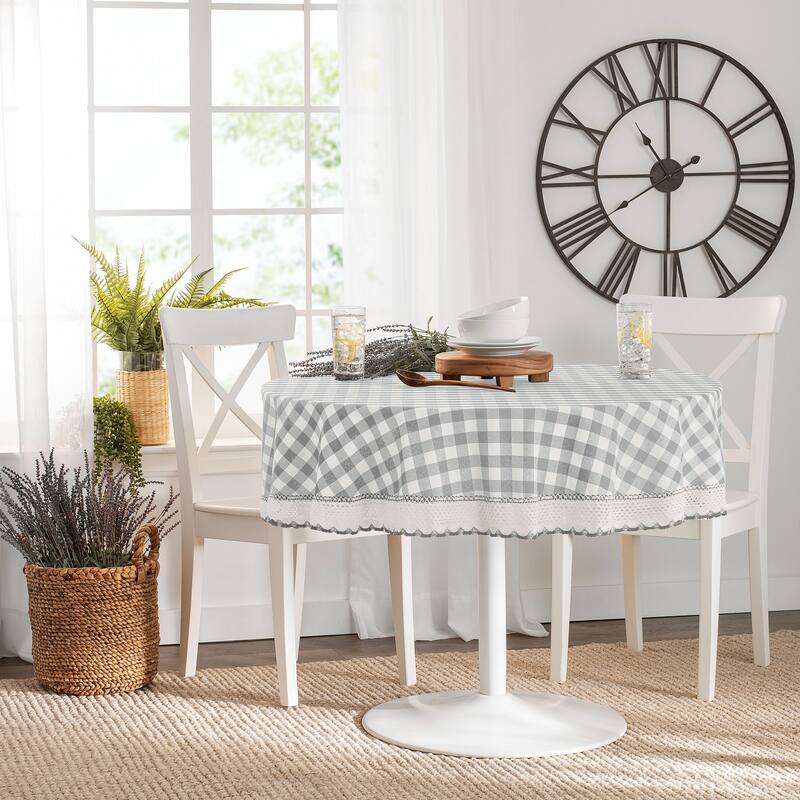 Achim Buffalo Check Tablecloth