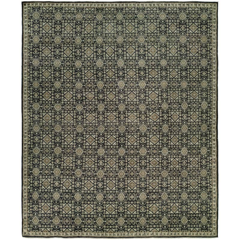 Transitional Multi-Colored Hand-Knotted WOOL Area Rug - 2' x 3' - Multi-Colored