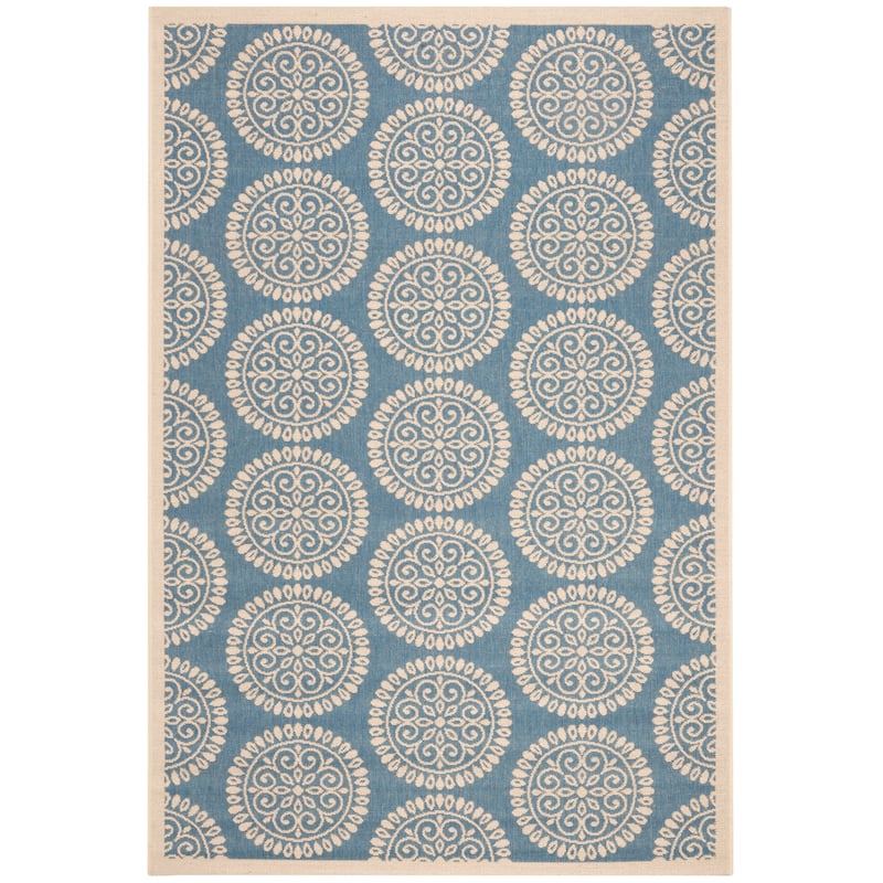 SAFAVIEH Linden Hyrije Indoor/ Outdoor Waterproof Patio Backyard Rug