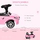 preview thumbnail 6 of 7, Kids Ride-On Push Car with Music, Horn, Headlights & Storage, Foot-to-Floor Sliding Toy for Toddlers 18-36 Months - Pink
