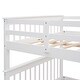 preview thumbnail 32 of 35, Full Over Full Stairway Bunk Bed with Shelves and Guardrails
