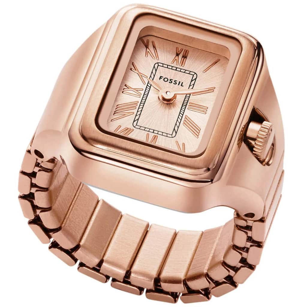 Fossil Women's Raquel Watch Ring Rose Gold Dial Watch - ES5345 - Rose Gold - 6 (36)