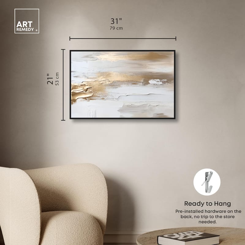 Soothing Waves Canvas by Art Remedy