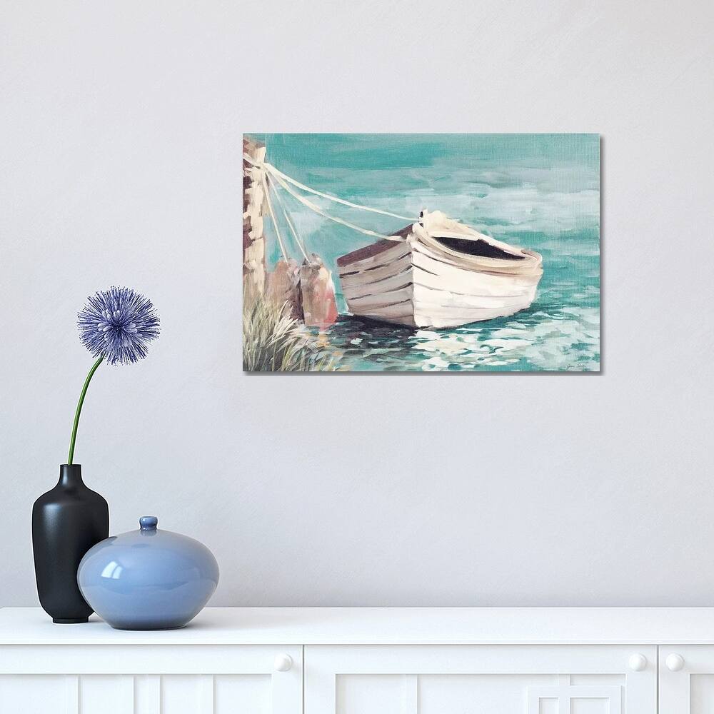 iCanvas "Canoe" by Jane Slivka Canvas Print