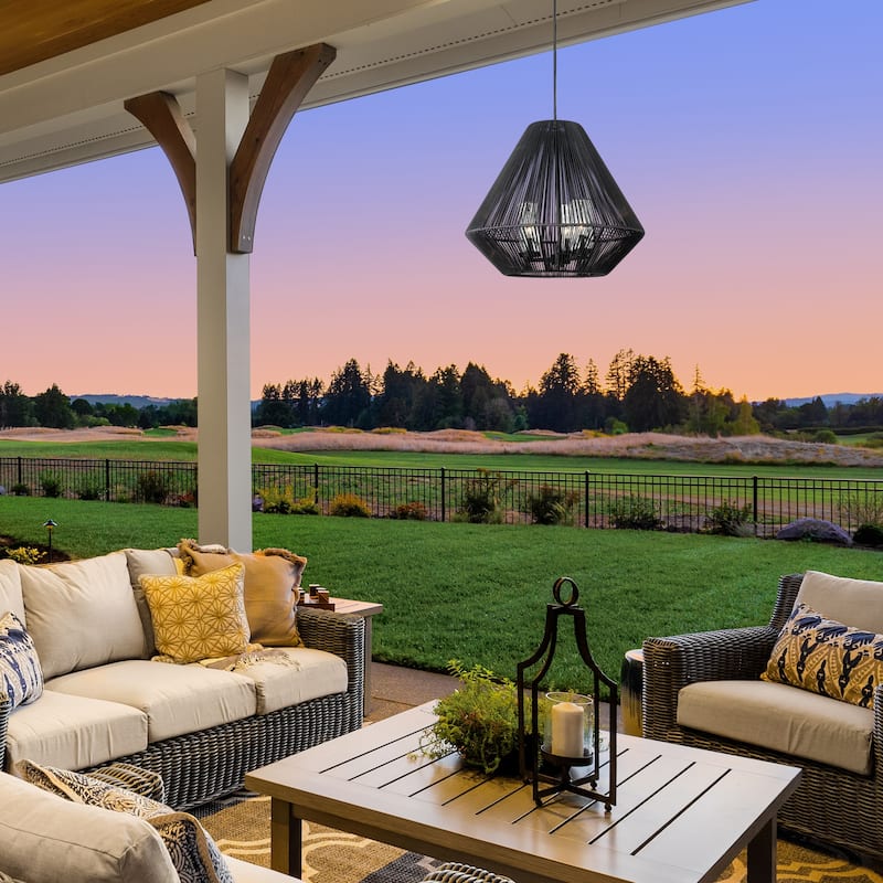Valentina 20.75" Wide 3-Light Outdoor Pendant
