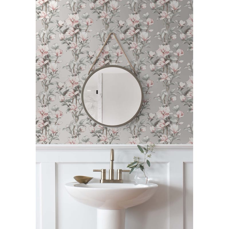 NextWall Magnolia Trail Peel and Stick Wallpaper