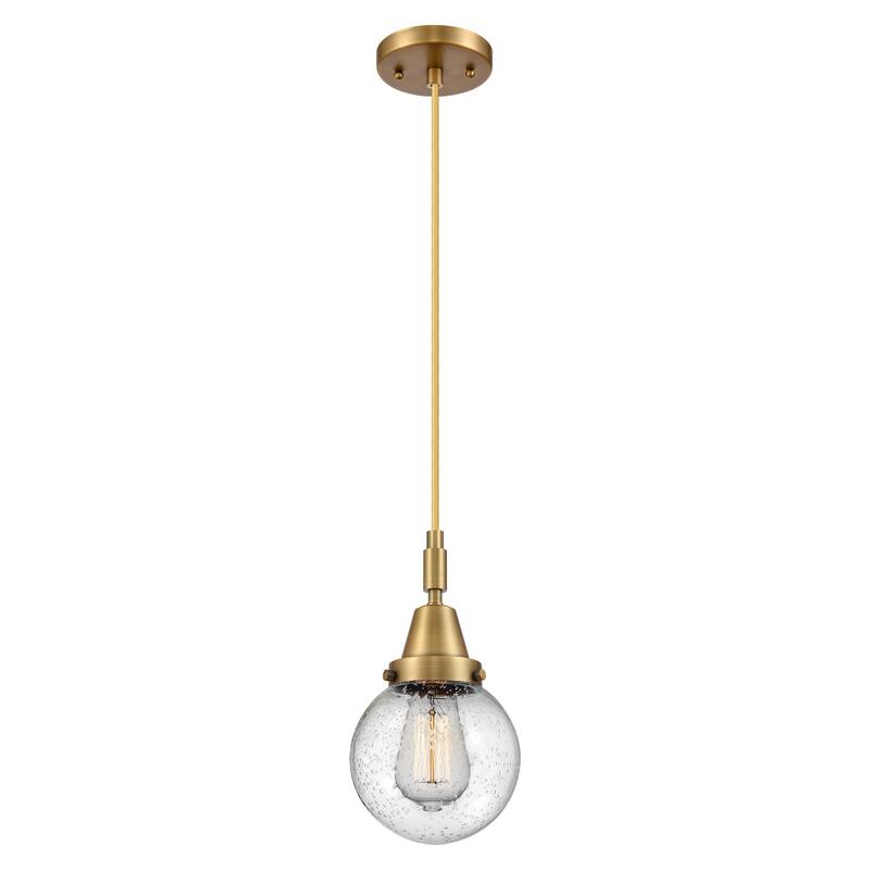 Innovations Lighting 447-1P-G204-6 Beacon 6" Wide Mini Pendant with