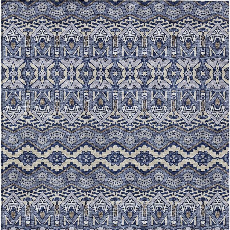 HomeRoots Moroccan Transitional Rectangle Outdoor Rug