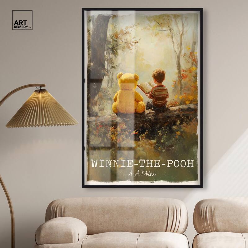 Classic Winnie the Pooh Shadowbox by Art Remedy