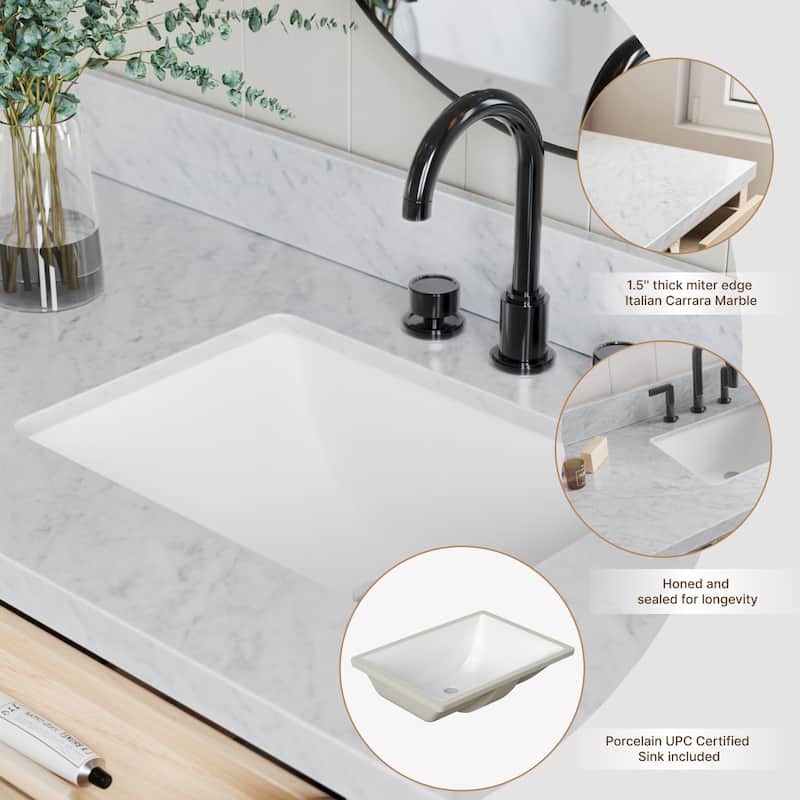Ariel B49CWRVO Monroe 49" Free Standing Single Basin Vanity Set with