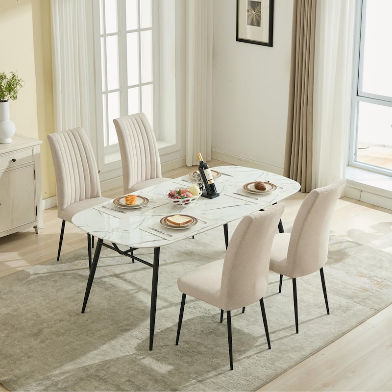 Dining Chair For Bedroom, Dining Room ,Design Is Simple, The Cushion Is Comfortable