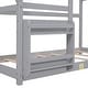 preview thumbnail 5 of 7, Wooden Twin Size House Bed Frame with Roof & Shelf, Twin Montessori Floor Bed for Kids, Solid Wood Slats, No Box Spring Needed