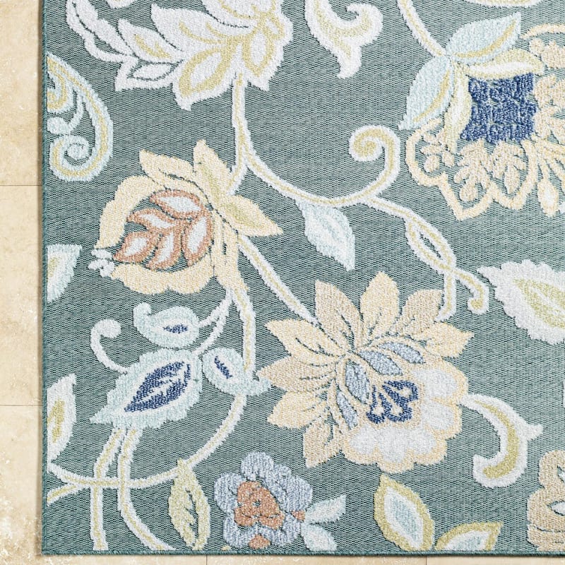 Livabliss Lakeside Coastal Nature Outdoor Area Rug
