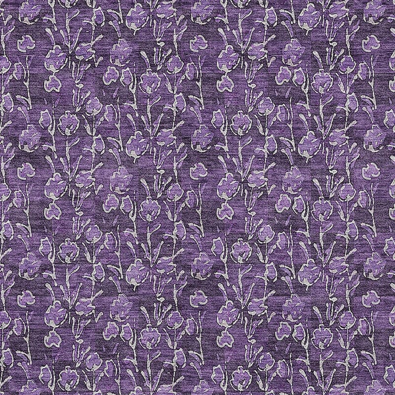 HomeRoots Floral Transitional Rectangle Outdoor Rug
