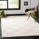 preview thumbnail 5 of 55, SAFAVIEH Handmade Himalaya Kelsie Modern Wool Rug 3' x 5' - Ivory/Silver - Rectangle